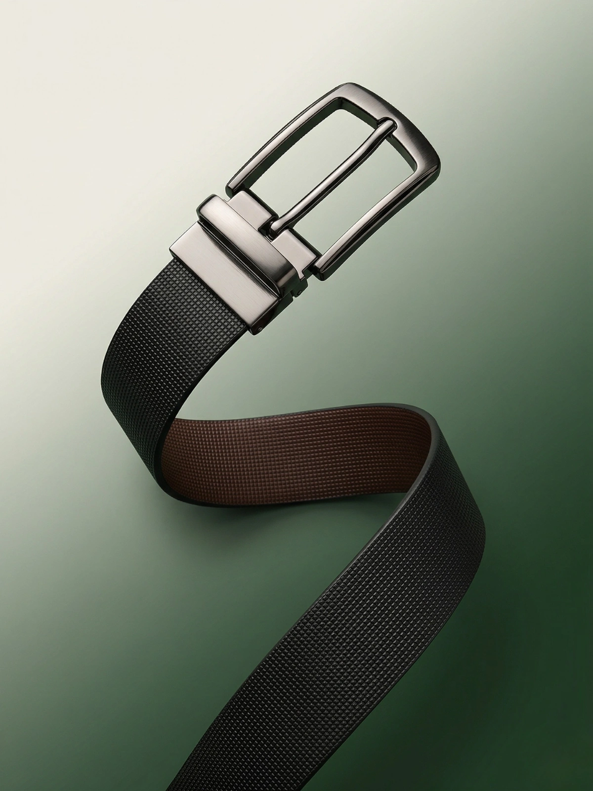 Wild Woolly Reversible Leather Belt for Men