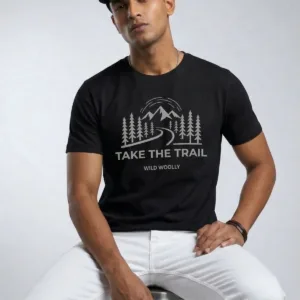 Wild Woolly “Take The Trail” Printed T-Shirt for Men